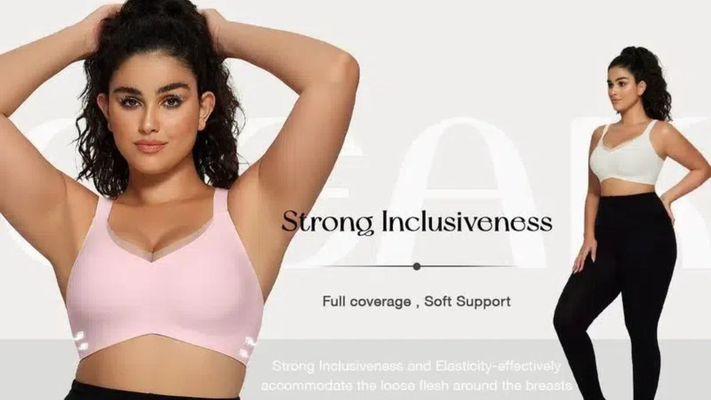 🏆Flash Sale⚡ 50K+ SOLD! Almost Gone-💥🎉Women Wireless V-Neck Mesh Bralette,Best Gifts