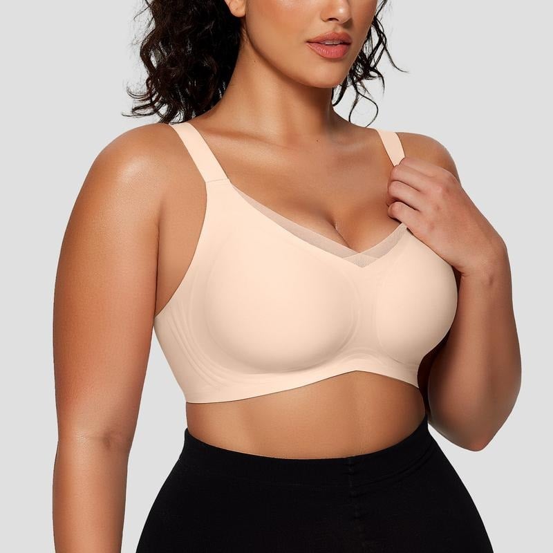 🏆Flash Sale⚡ 50K+ SOLD! Almost Gone-💥🎉Women Wireless V-Neck Mesh Bralette,Best Gifts