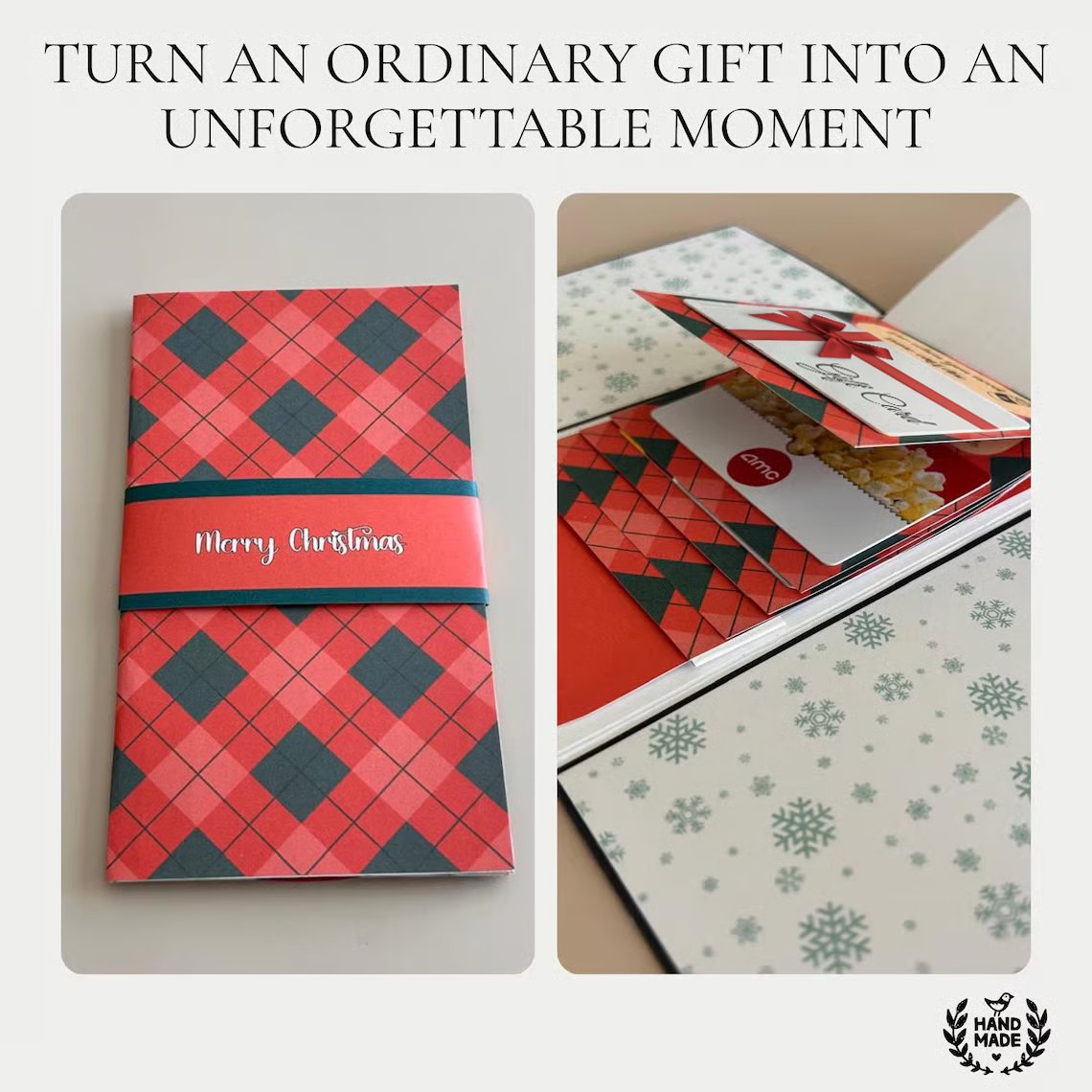 ๐ LAST DAY 49% OFF-Handmade Christmas Gift Card Holder