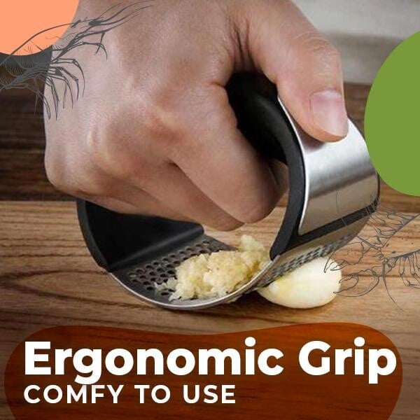 🔥Special Offer Now - Stainless Steel Garlic Presser