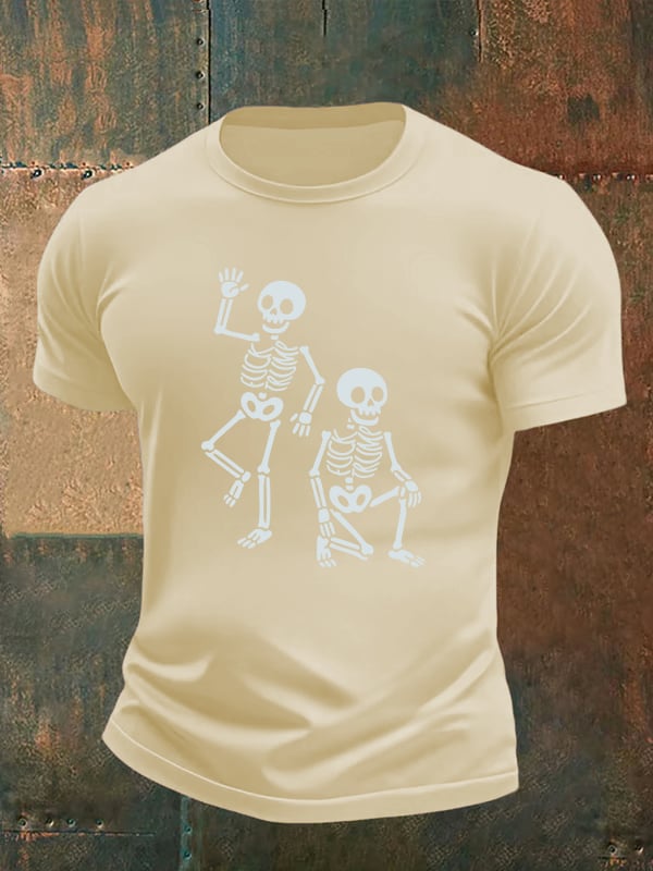 Men's Halloween FDT Printed Casual T-Shirt