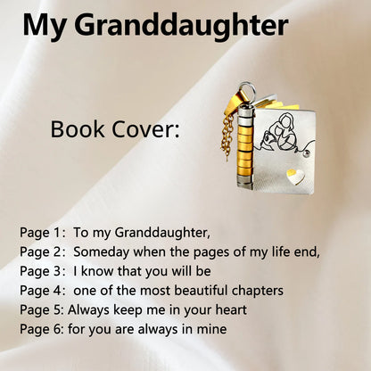 For Granddaughter - The Most Beautiful Chapter Book Necklace
