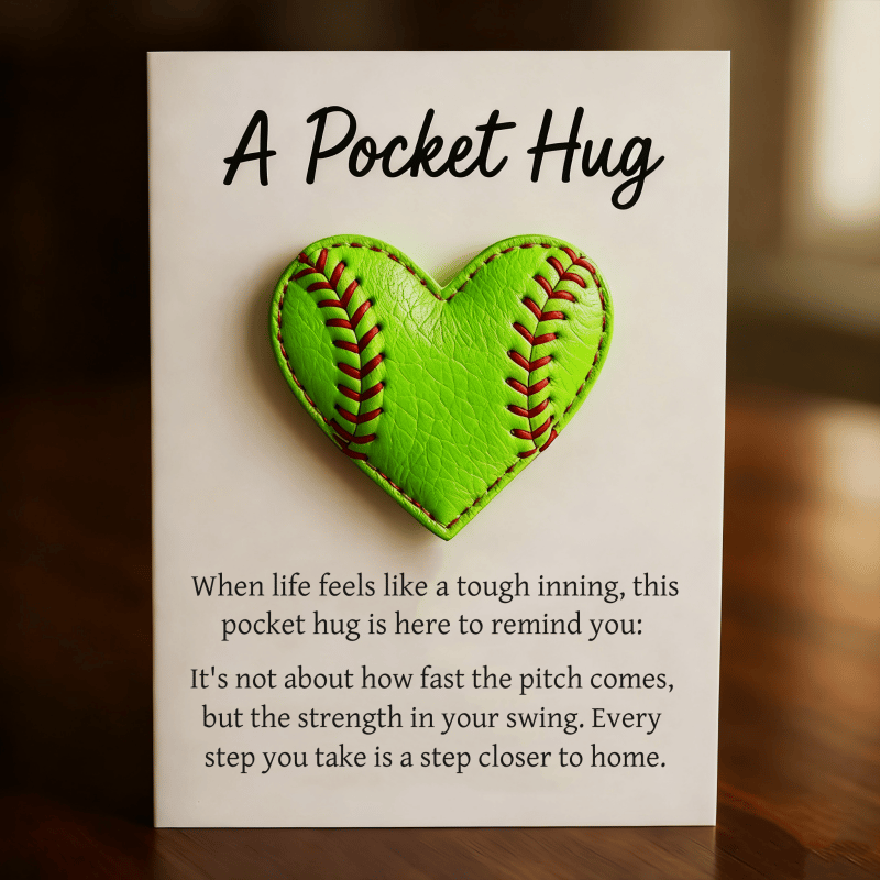 ⚾Sport-Themed Pocket Hug Collection with Inspirational Gift Cards💌