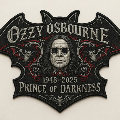 Ozzy Osbourne 1948–2025 Memorial Patch