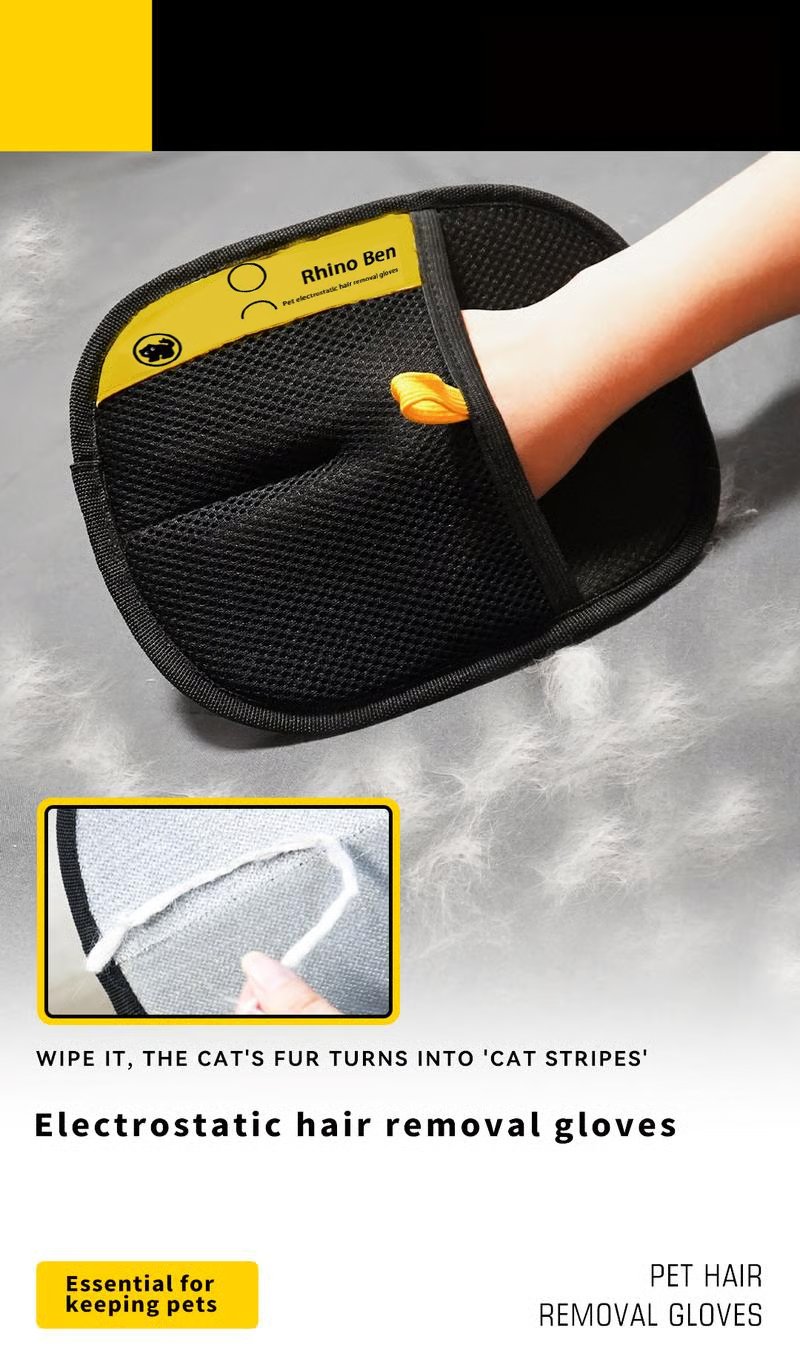✨ Pet hair remover Electrostatic gloves