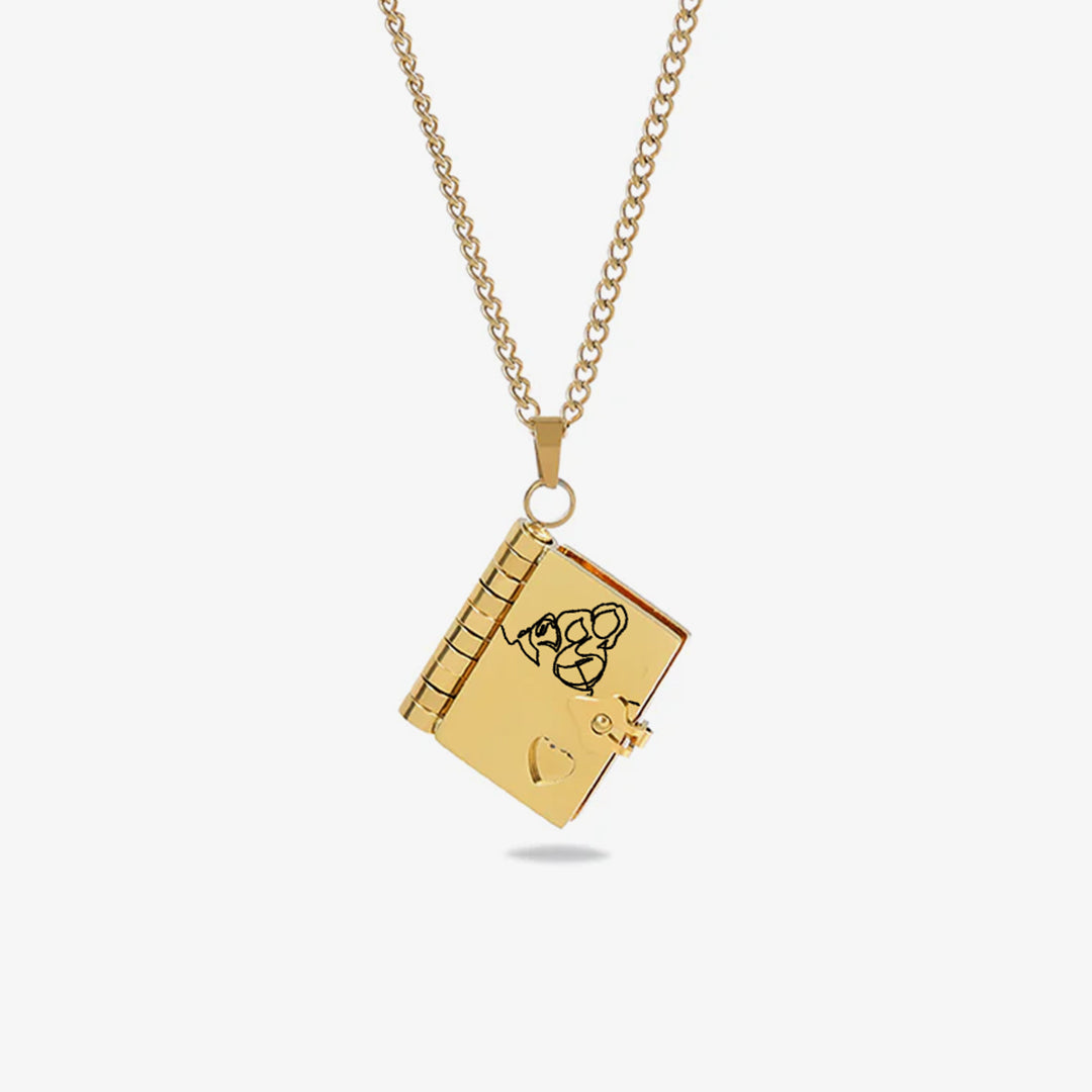 For Granddaughter - The Most Beautiful Chapter Book Necklace