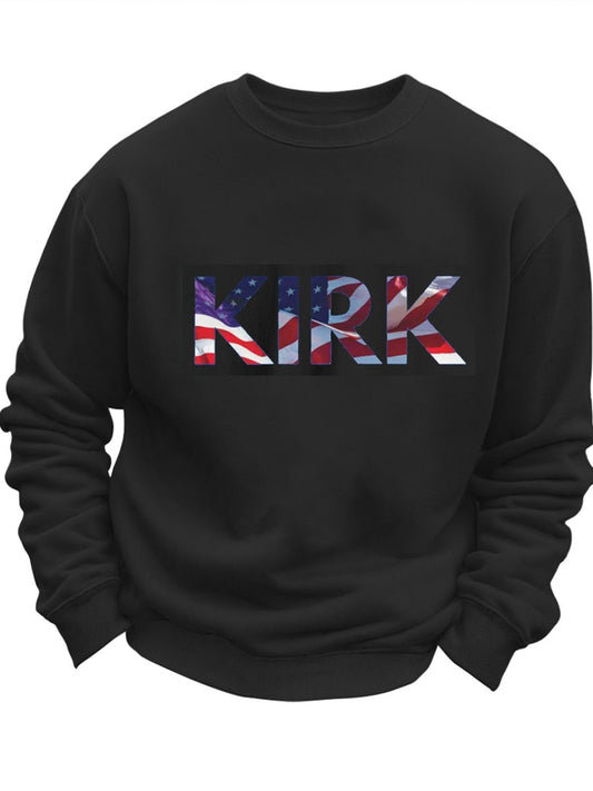 Kirk American Flag Sweatshirt