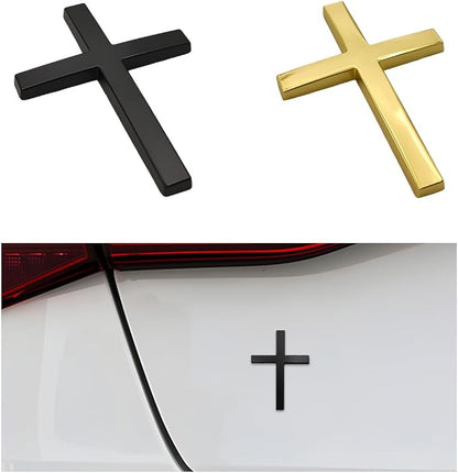 ✝️ Metal Jesus Christ Cross Badge Stickers ✞ Add 2 pairs to cart → Pay for only 1 pair!