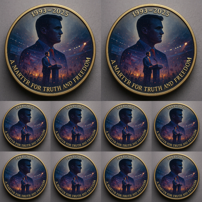 🙏60% OFF For Charlie's Fans - 🎗️🕊️Charlie Kirk's Speech Memorial Coin