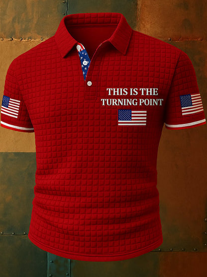 Men's Turning Point USA Short Sleeve Polo Shirt