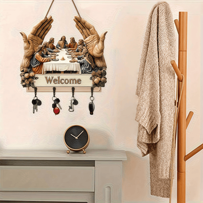 🙏LAST DAY 49% OFF - Jesus and Disciples Wall Art Keychain