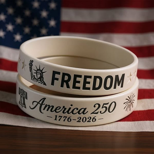 🔥LAST DAY 49% OFF – United States 250th Anniversary Silicone Bracelets