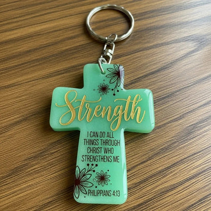🔥LAST DAY BUY 3 GET 1 FREE✝️Inspirational Cross Pendants & Keychains✨Crafted by Hand