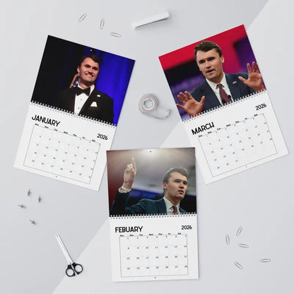 💥2026 Charlie Kirk Calendar & 🙏RIP Charlie Kirk🙏