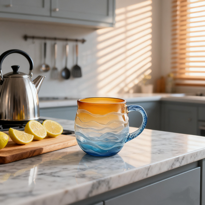 Sea Glass Sunset Mug