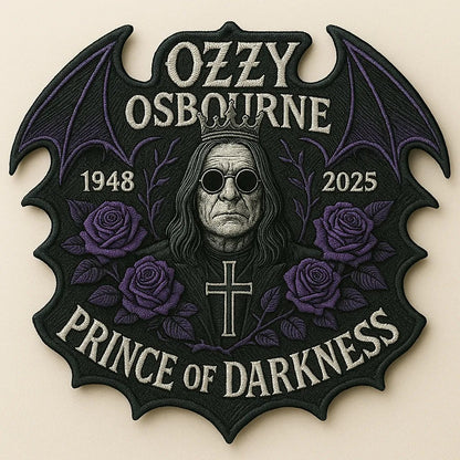 Ozzy Osbourne 1948–2025 Memorial Patch