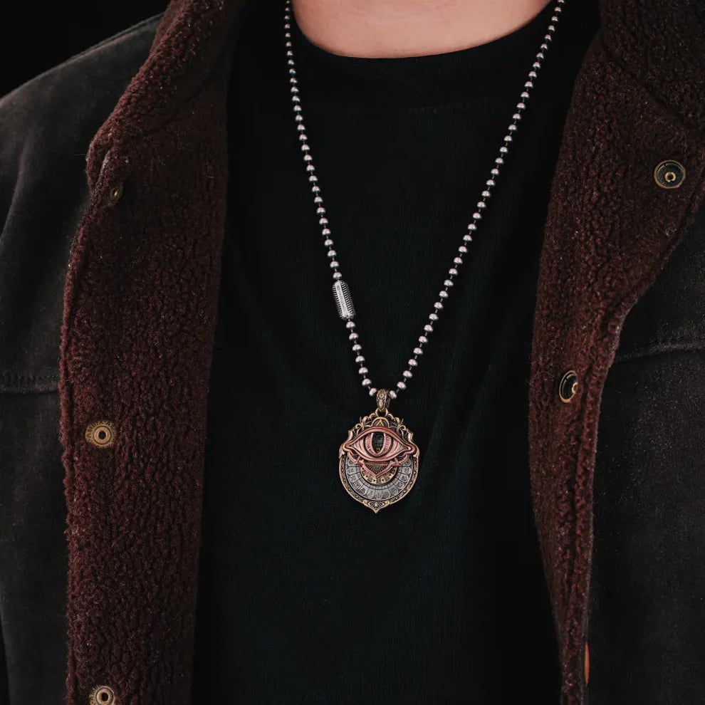 🔥LAST DAY 49% OFF👁️‍🗨️🔮Handmade Tarot Vision Pendant: Connect to Cosmic Wisdom Anytime