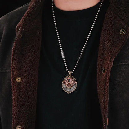 🔥LAST DAY 49% OFF👁️‍🗨️🔮Handmade Tarot Vision Pendant: Connect to Cosmic Wisdom Anytime