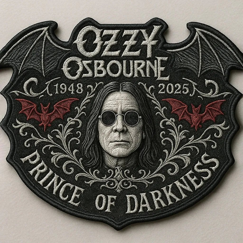 Ozzy Osbourne 1948–2025 Memorial Patch