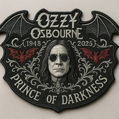 Ozzy Osbourne 1948–2025 Memorial Patch