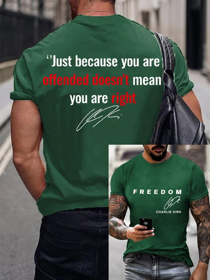 Men's Commemorative Printed T-Shirt