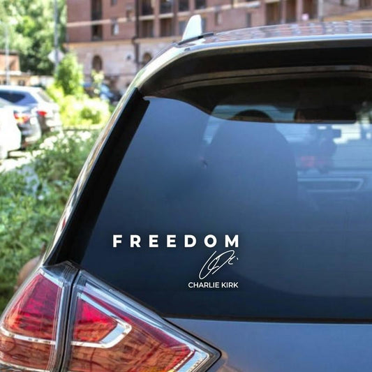 🚗✨Car Freedom Vinyl Sticker