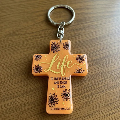🔥LAST DAY BUY 3 GET 1 FREE✝️Inspirational Cross Pendants & Keychains✨Crafted by Hand