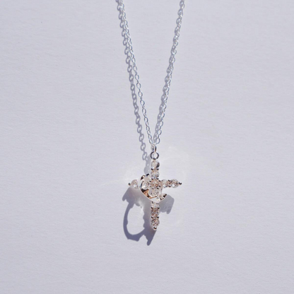 CROSS & CROWN NECKLACE