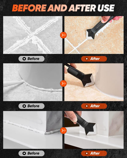 🔥LAST DAY 50% OFF🧰 3-in-1 Silicone Caulking Tool