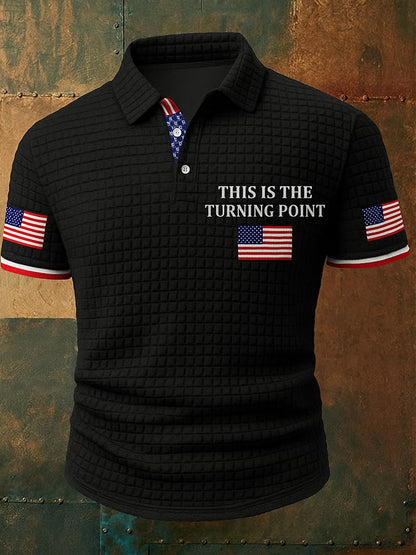 Men's Turning Point USA Short Sleeve Polo Shirt