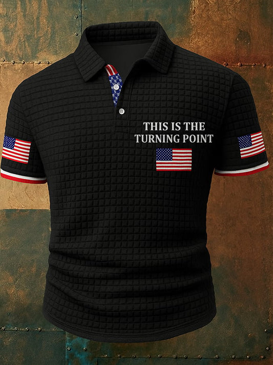 Men's Turning Point USA Short Sleeve Polo Shirt