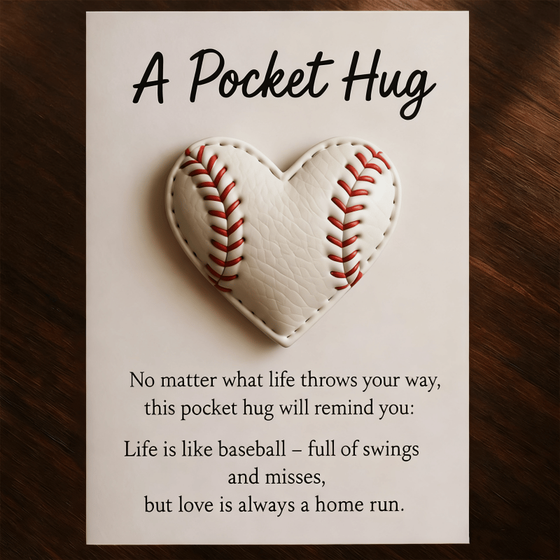 ⚾Sport-Themed Pocket Hug Collection with Inspirational Gift Cards💌