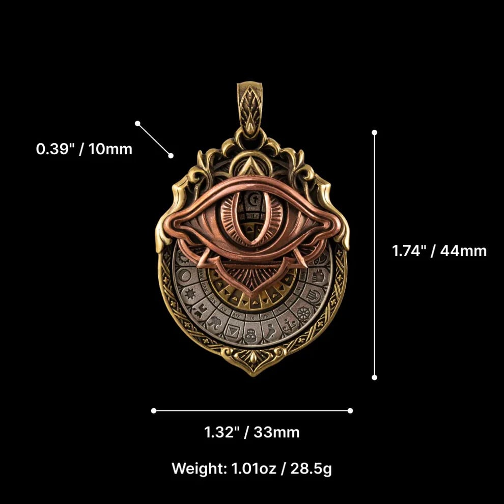 🔥LAST DAY 49% OFF👁️‍🗨️🔮Handmade Tarot Vision Pendant: Connect to Cosmic Wisdom Anytime