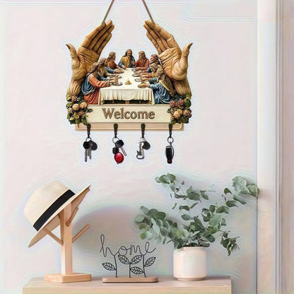 🙏LAST DAY 49% OFF - Jesus and Disciples Wall Art Keychain