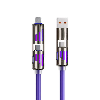 🔥Buy 1 Get 1 Free🔥6.6ft 4-in-1 USB Charging Cable fast charging MAX 60W