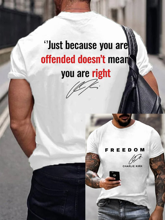 Men's Commemorative Printed T-Shirt