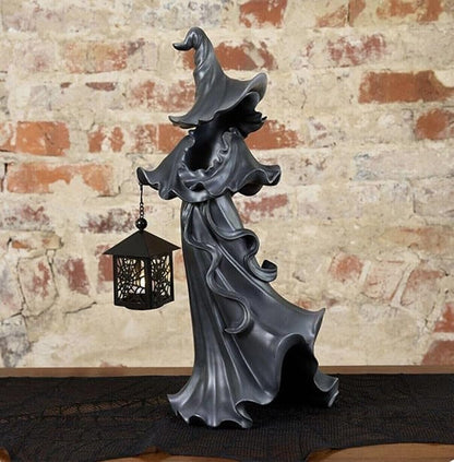 🔥LAST DAY 49% OFF - 🧙‍♀️💫Hand-Painted Enchanting Witch Statue: The Guardian of Your Home