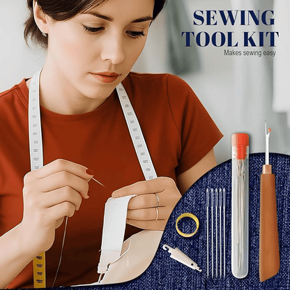 ULTIMATE Big-Eye Needle Set 34 PCS: Thread in Seconds, Craft with Joy! 🧵✨