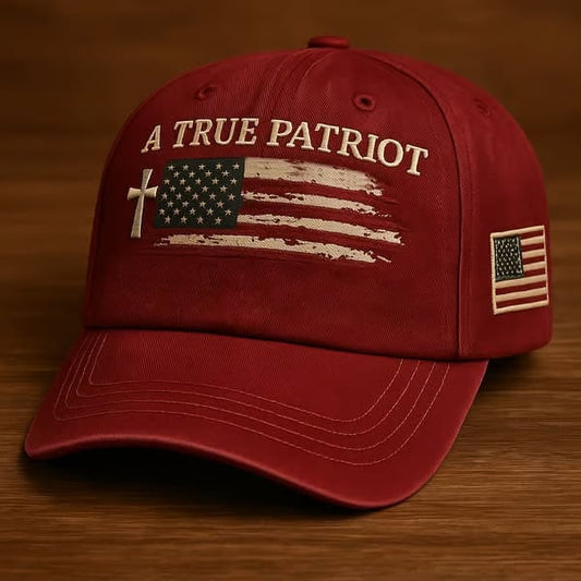 🔥LAST DAY 49% OFF - “A True Patriot” Memorial Cap