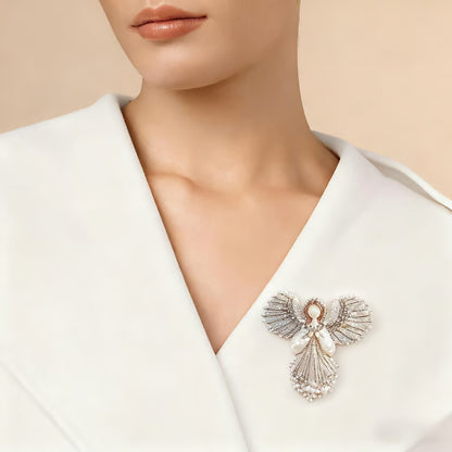 🔥LAST DAY 50% OFF - 💞Angel Pearl Brooch✨Handmade