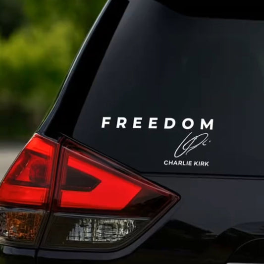 Charlie Patriot Decal – Premium Car Window Sticker for True Americans