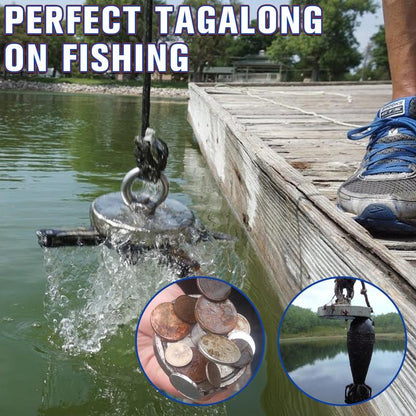 Fishing Magnet: 260LBS Super Strong Neodymium Magnet for Epic Treasure Hunting 🧲