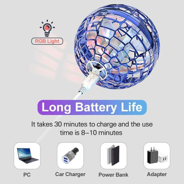 🏆Flash Sale⚡ 50K+ SOLD! 🛸AI Flying Orb Mini Drone Toys🎁BUY MORE FREE MORE