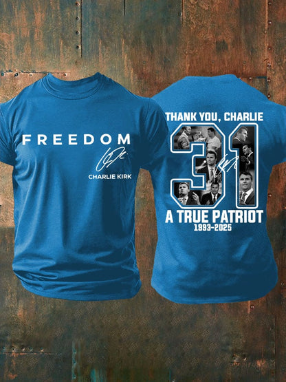 Men's Freedom Print T-Shirt