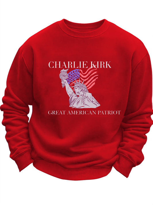 Charlie Kirk Great American Patriot Shirt sweatshirt