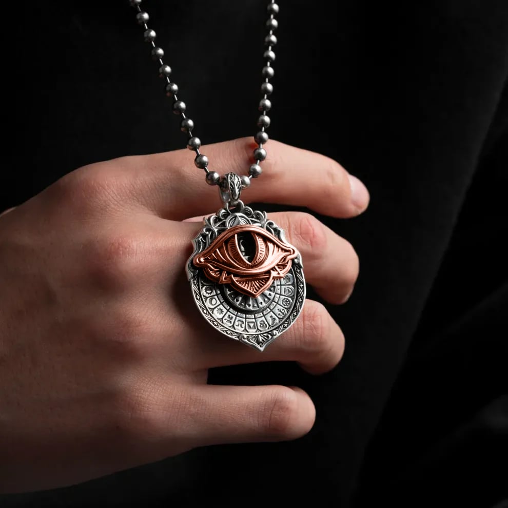 🔥LAST DAY 49% OFF👁️‍🗨️🔮Handmade Tarot Vision Pendant: Connect to Cosmic Wisdom Anytime