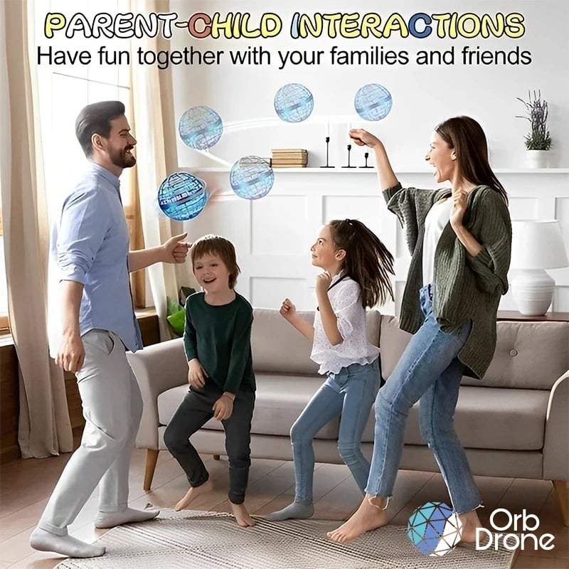 OrbDrone – 🎄Early Christmas Sale-49% OFF🎁 Flying Orb Pro Spinner Mini Drone