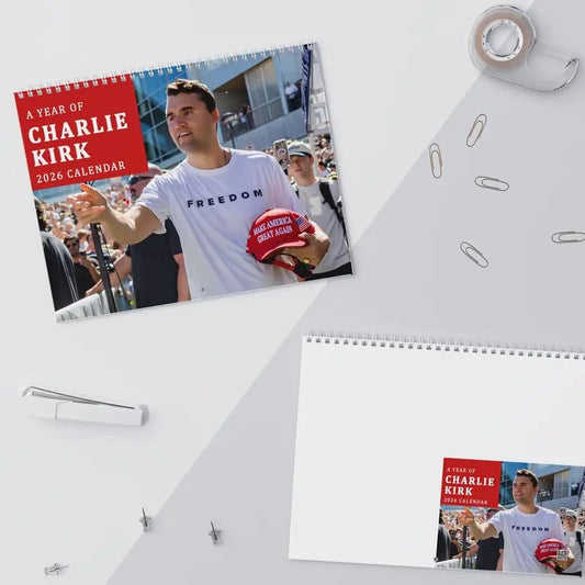 💥2026 Charlie Kirk Calendar & 🙏RIP Charlie Kirk🙏