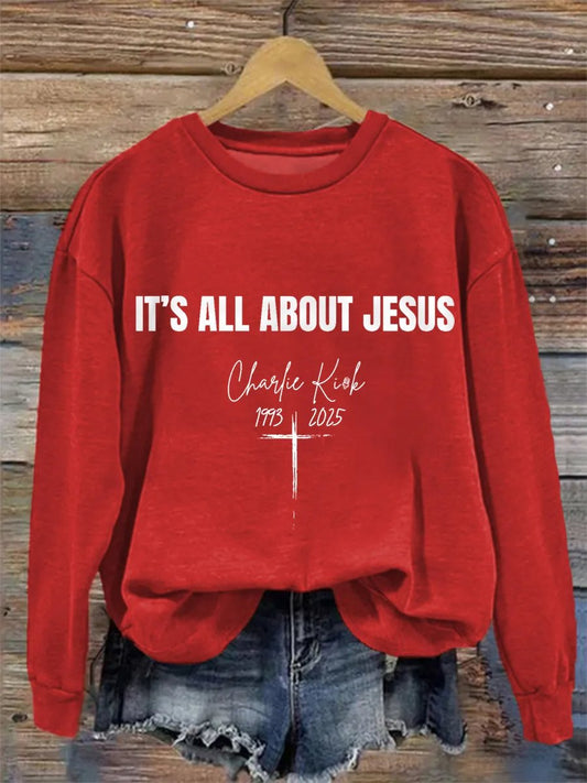Women's Pray For Him Print T-Shirt