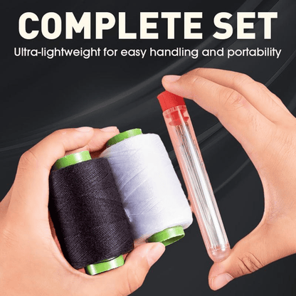 ULTIMATE Big-Eye Needle Set 34 PCS: Thread in Seconds, Craft with Joy! 🧵✨